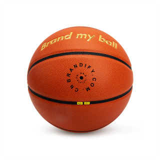 Custom Indoor Leather Game Basketball