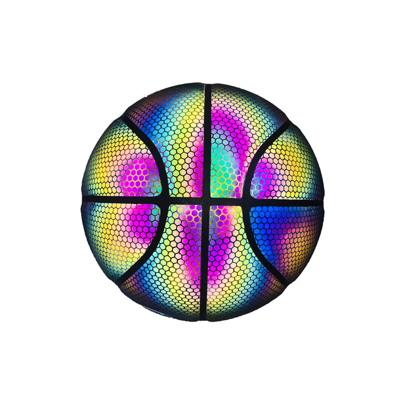 Baloncesto reflexivo brillante holográfico, Baloncesto colorido, Juegos  de baloncesto