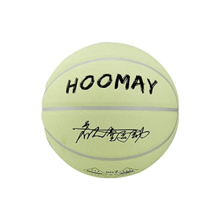 7 Inch Micro Mini Glow In The Dark Leather Basketball