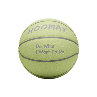7 Inch Micro Mini Glow In The Dark Leather Basketball