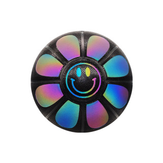 Rainbow Reflective Glow Light Up At Night Basketball