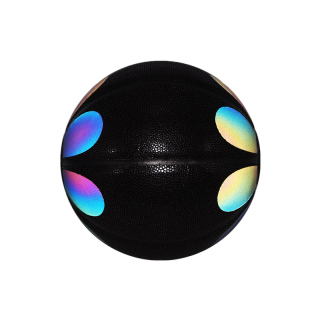 Rainbow Reflective Glow Light Up At Night Basketball