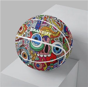 Custom Overall Printed Art Basketball Ball