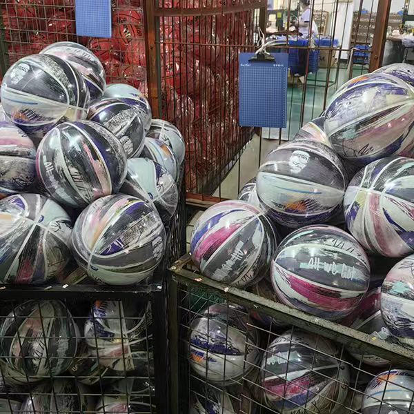 New order 385 custom basketballs ready to ship out to Germany