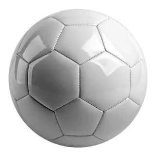 custom logo on white soccer ball size 5