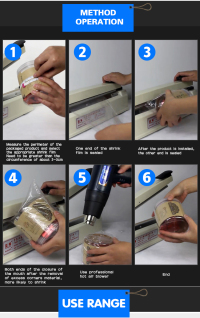 POF Şeffaf Shrink Film Çanta