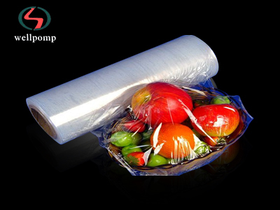 Mavi Şeffaf Pvc Shrink Wrap Film Ruloları