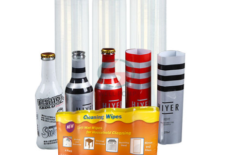 Which of the three materials, POF/PE/PVC, has the best shrinkage?