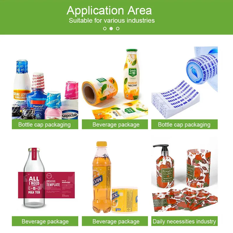 Filem Pengecutan PVC PET Untuk Mencetak Label Pengecutan Filem Pembungkusan Plastik