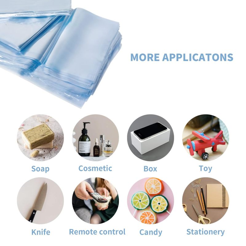 Pvc Pof Plastic Shrink Wrap Film Heat Shrink Film Label Untuk Pembungkusan