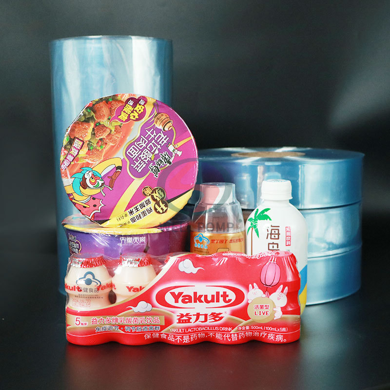 POF Shrink Film Bukti Kelembapan Lutsinar Pof Heat Shrink Filem disesuaikan Lipat