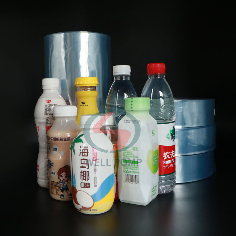 12 micron pet film shrink wrap film for plastic juice bottle