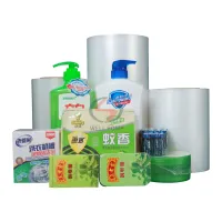 PVC-Schrumpffolie, Verpackungsfolienrolle, Wasserflaschenetiketten