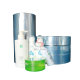 Film blue pvc film roll film wrapping for plastic juice bottle