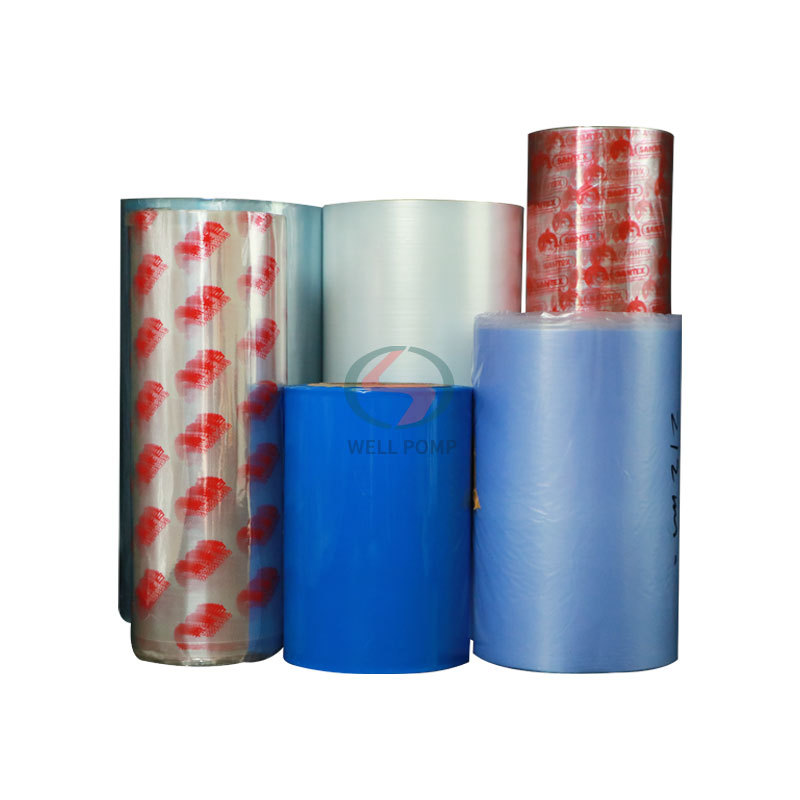 Özel shrink wrap torbalar pvc film rulo ambalaj baskısı