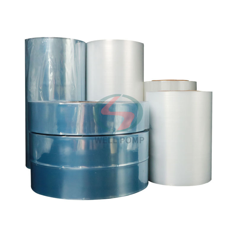 Plastik pof shrink film şeffaf şeffaf pof plastik ısıyla daralan film