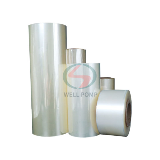 Shrink wrap plastik pvc film rulo ambalaj baskısı
