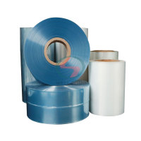 Shrink wrap plastik pvc film rulo ambalaj baskısı