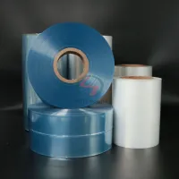 Custom Plastic film POF heat shrink band clear shrink film sleeve for bottles packing