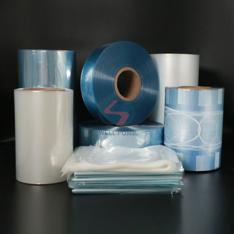 Schrumpffolie POF transparente Schrumpffolie Rollenfolie Verpackung für Flaschen