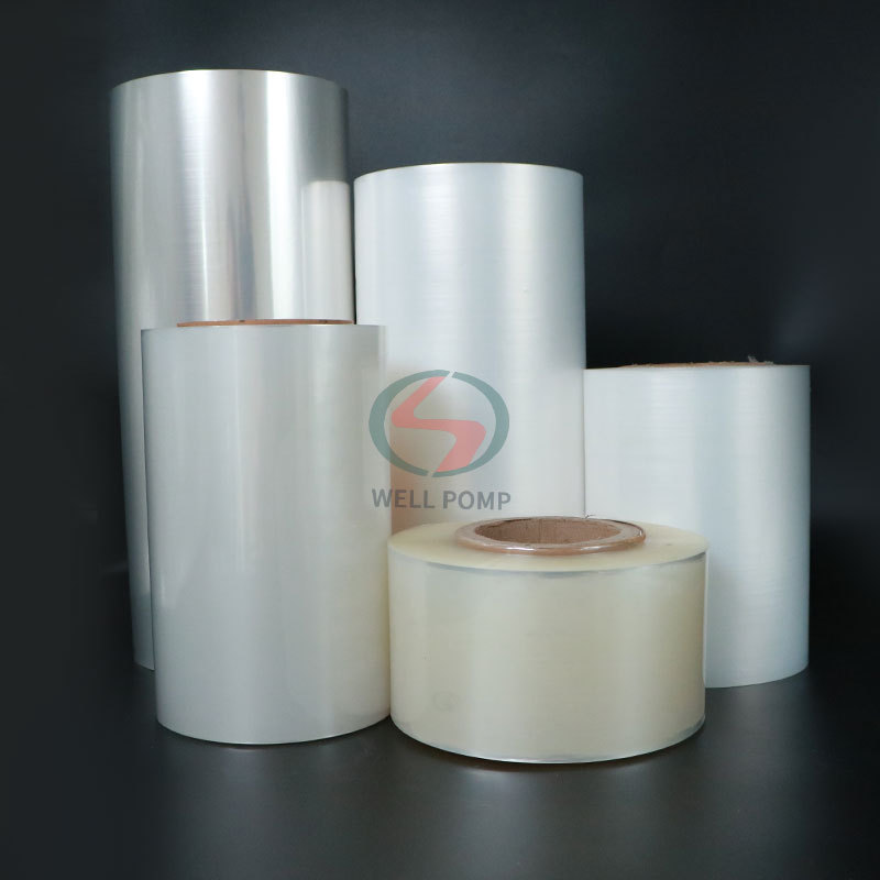 Pvc heat shrinkable rolls plastic printing packing roll film