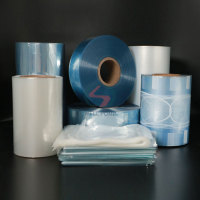 Shrink wrap film pvc rulo plastik shrinkable etiket
