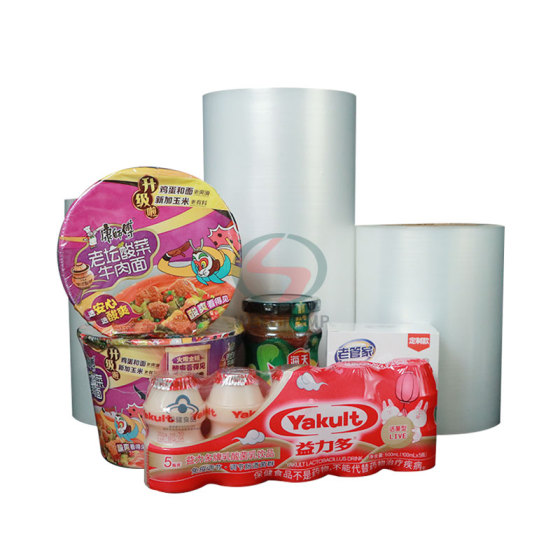 Transparent pvc shrink wrap plastic film packaging roll film