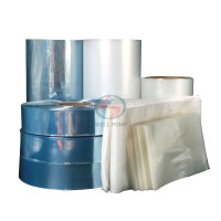 Shrink wrap pet film plastic sleeve packaging for bottle