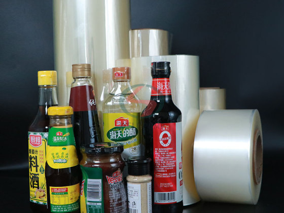shrink wrap plastic bottle label print protective film