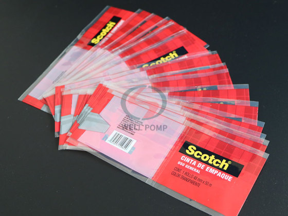 PET transparent film plastic film box packaging