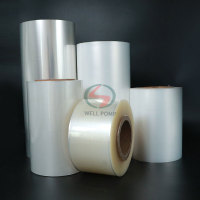 PVC film transparent shrink wrap bags plastic juice bottle