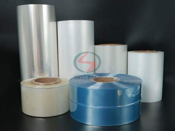Pvc heat shrinkable bags plastic film packaging printing