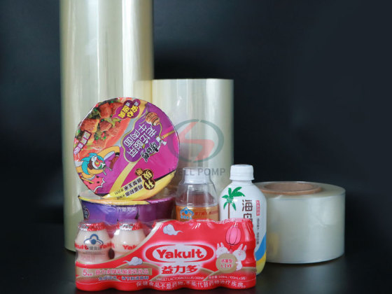 Transparent pvc shrink film plastic film packaging labels