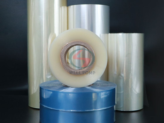 PVC heat shrink bag shoe plastic sleeve packaging stretch film