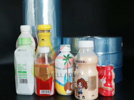 Heat shrink bottle sleeve pvc label packaging printing