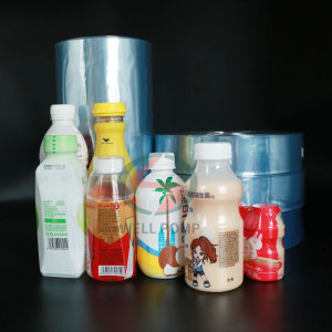 Heat shrink bottle sleeve pvc label packaging printing