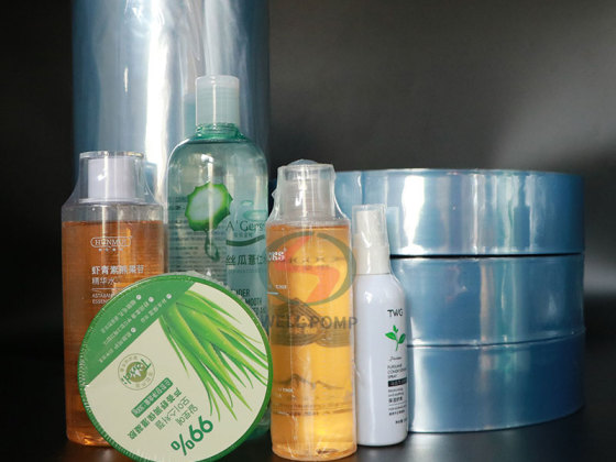 pvc film roll blue film box sleeve plastic