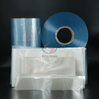 transparent plastic water bottle labels box packaging