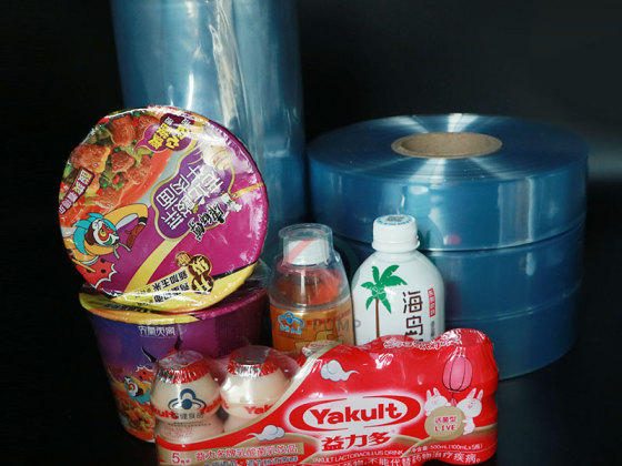 pvc roll heat shrink film product sleeve packaging