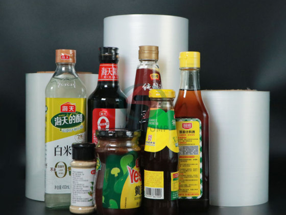 pvc film roll bottle labels plastic packing film