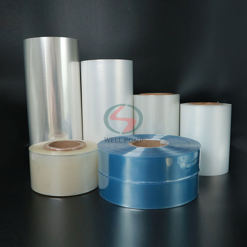PET heat shrink film plastic roll for beverage packaging