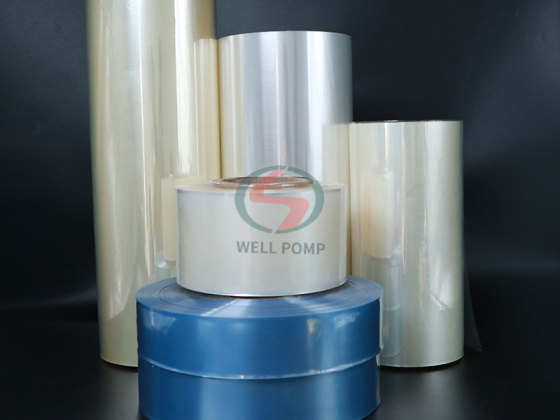pof heat shrink folding film plastic roll box packaging