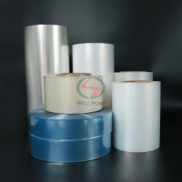 pof heat shrink folding film plastic roll box packaging