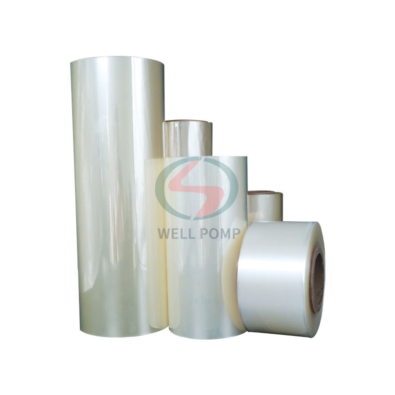 pe film water bottle labels packaging materials in roll