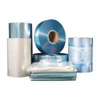 cosmetic packaging shrink wrap roll plastic print