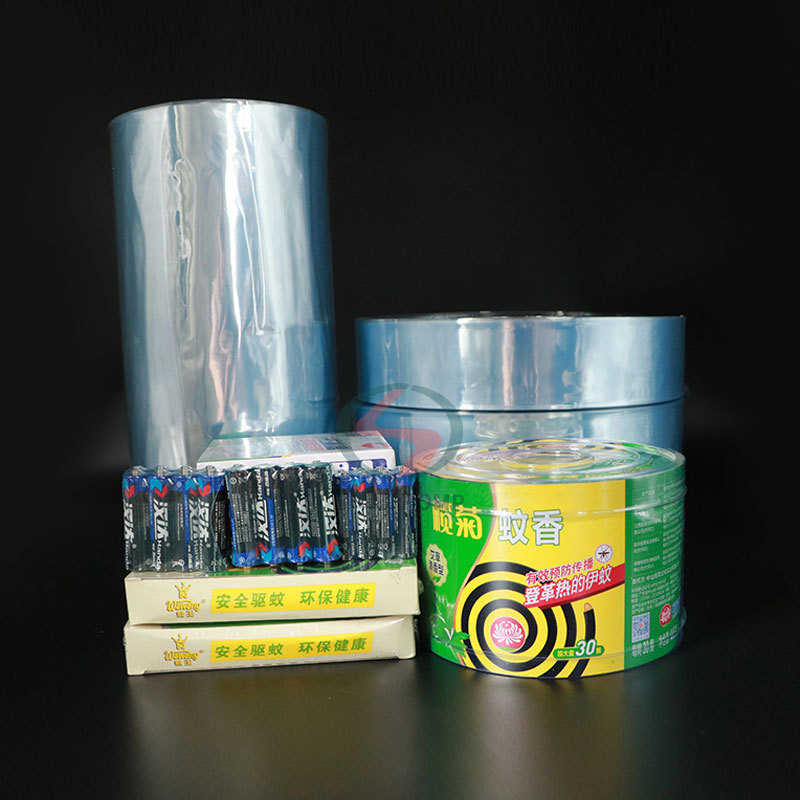 shrink wrap pvc bottle plastic roll printed labels