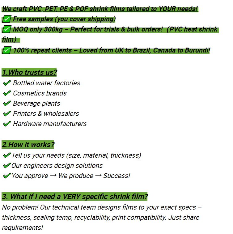 pvc shrink wrap