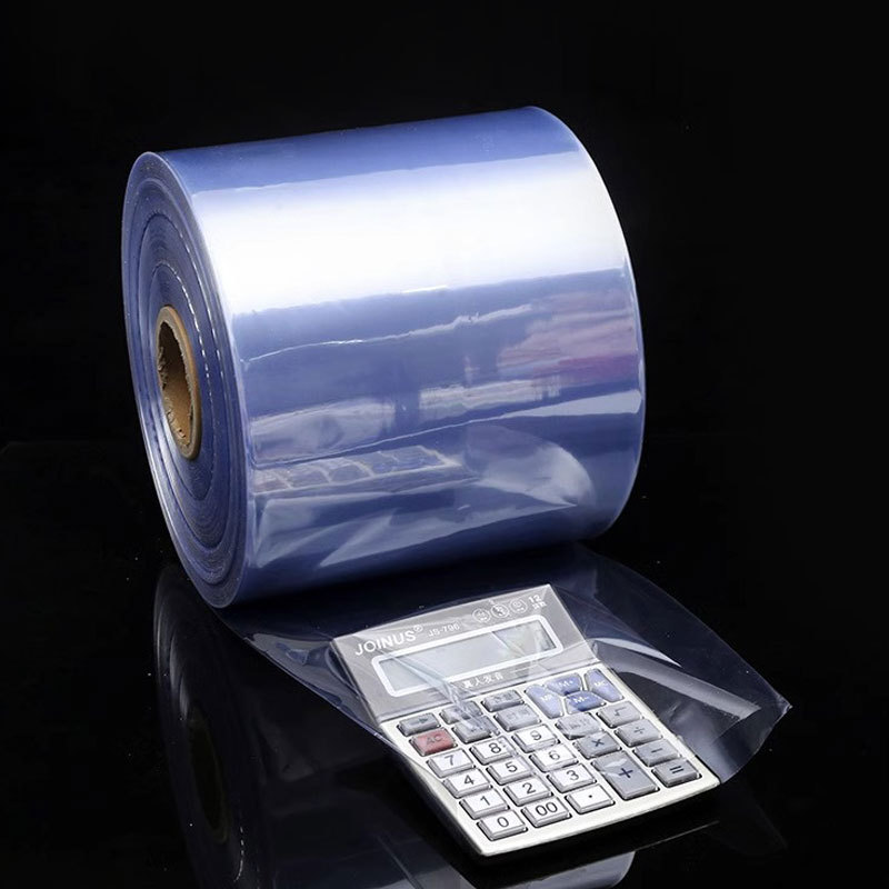 Custom plastic wrap shrink sleeve label packaging materials pvc shrink film roll