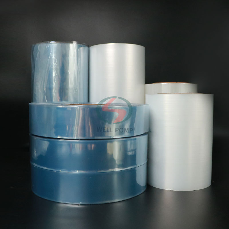 factory product packaging plastic wrap roll POF bag