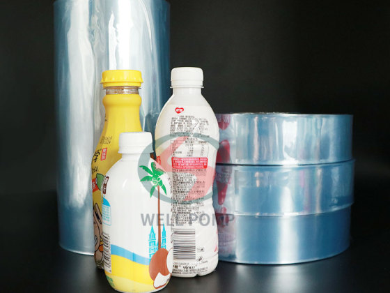 polyethylene film roll printed labels plastic bottle for juice
